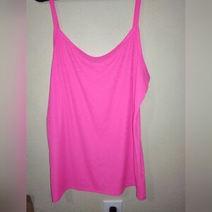 No Boundaries Bright Size XXL (Size 21) Neon Pink Spaghetti Tank Top